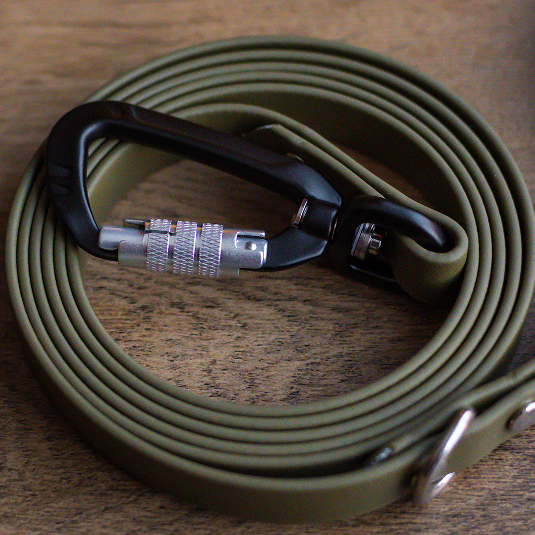 16mm Kobbel av BioThane® - Oliven