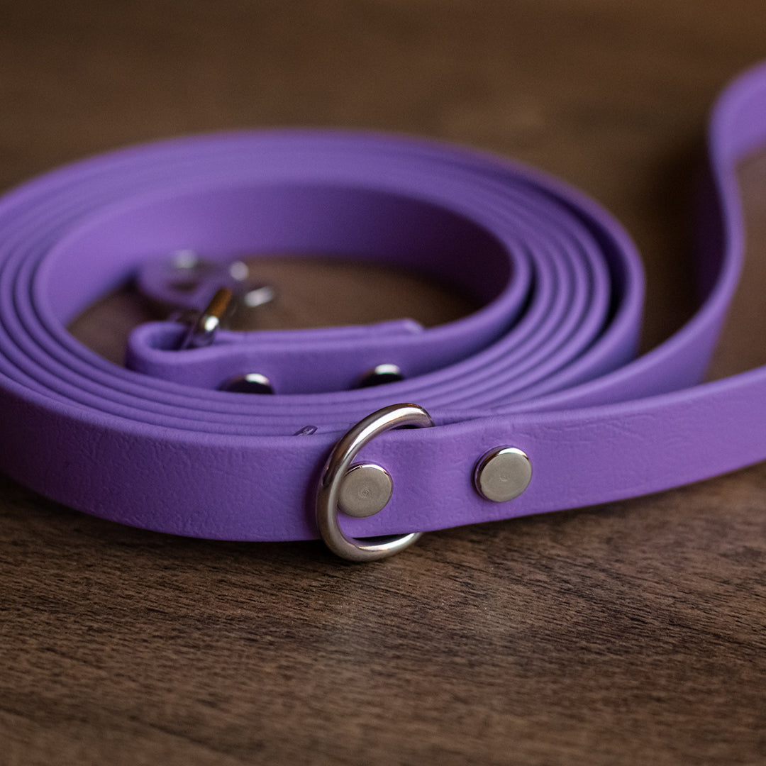 16mm Kobbel av BioThane® - Ametyst